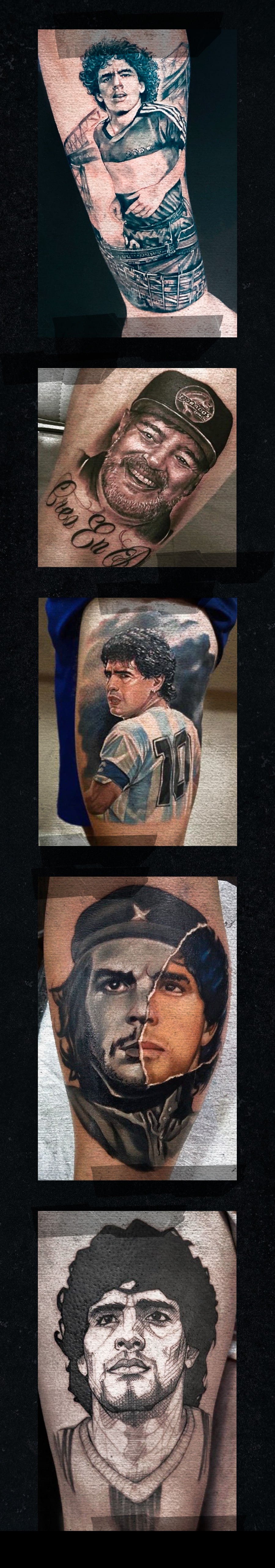 Diego Maradona: los mejores tatuajes dedicados al 'Diez'